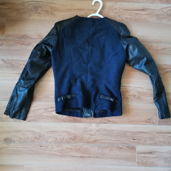 Scotch and Soda wool and leather jacked - Picture 3 of 3